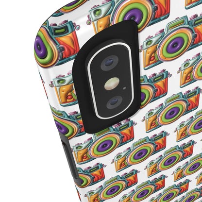 Colorful Camera Tough Phone Case - Perfect Gift for Photographers