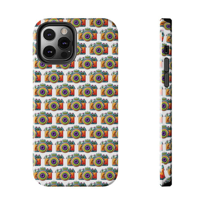 Colorful Camera Tough Phone Case - Perfect Gift for Photographers